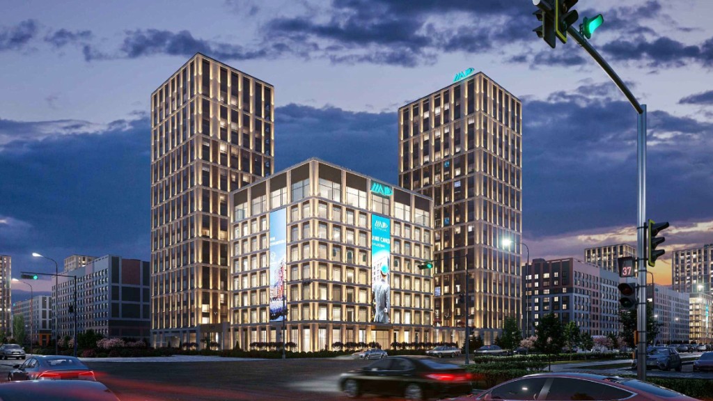 阿斯塔纳城市综合体效果图 1